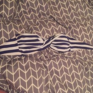 Bandeau Striped Bikini Top!